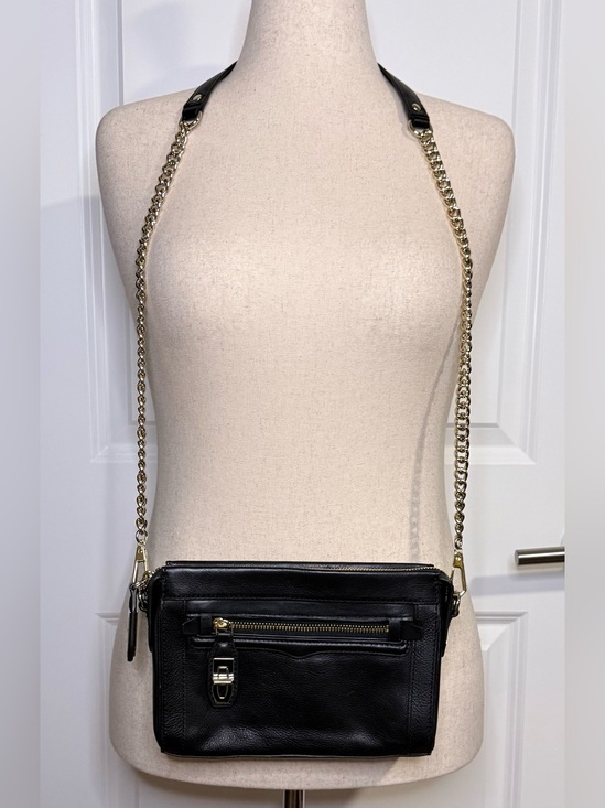 Rebecca Minkoff Handbags - 🆕 Rebecca Minkoff | Crosby Crossbody Bag Purse Clutch | Black Leather | Gold